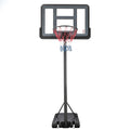 Portable Basketball Hoop Outdoor, SEGMART 3.3Ft-10Ft Height Adjustable Swimming Pool Basketball Hoop Goal System with PE Backboard for Kids Youth Adults Play in Backyard/Courts/Indoor