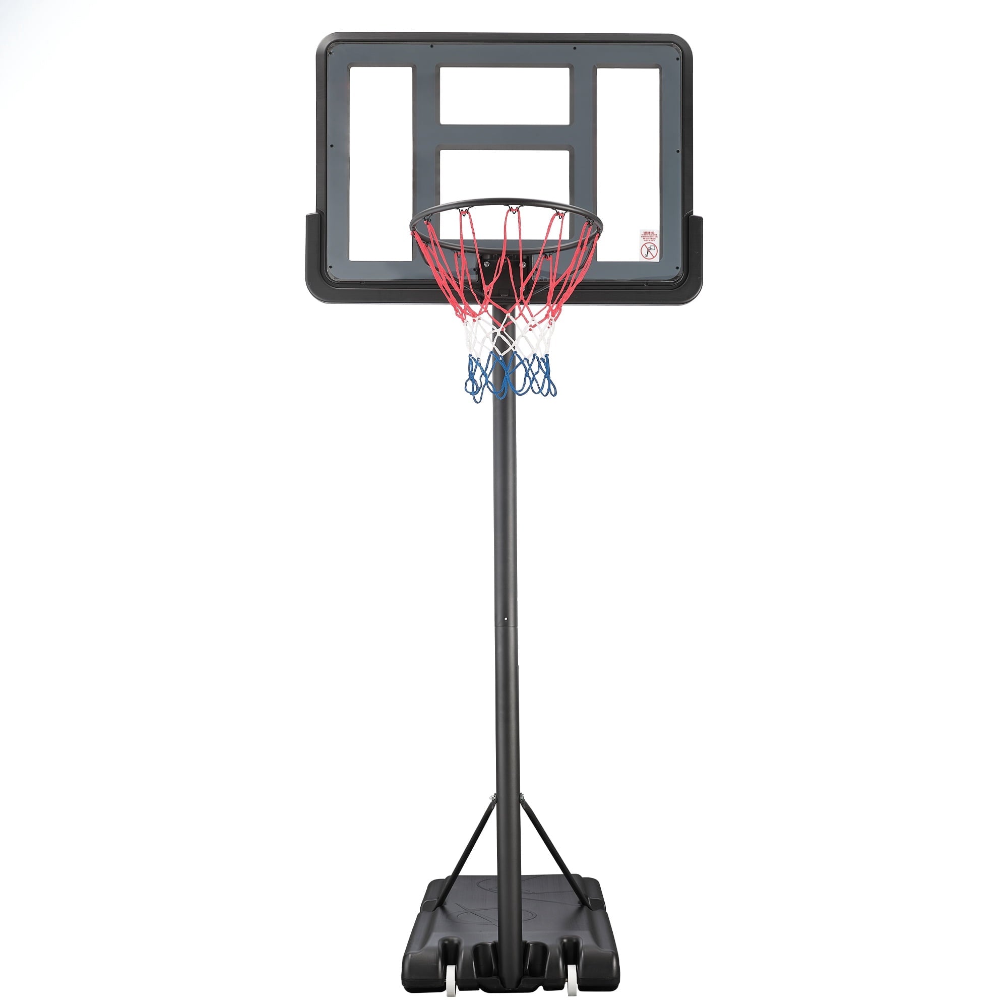 Portable Basketball Hoop Outdoor, SEGMART 3.3Ft-10Ft Height Adjustable Swimming Pool Basketball Hoop Goal System with PE Backboard for Kids Youth Adults Play in Backyard/Courts/Indoor