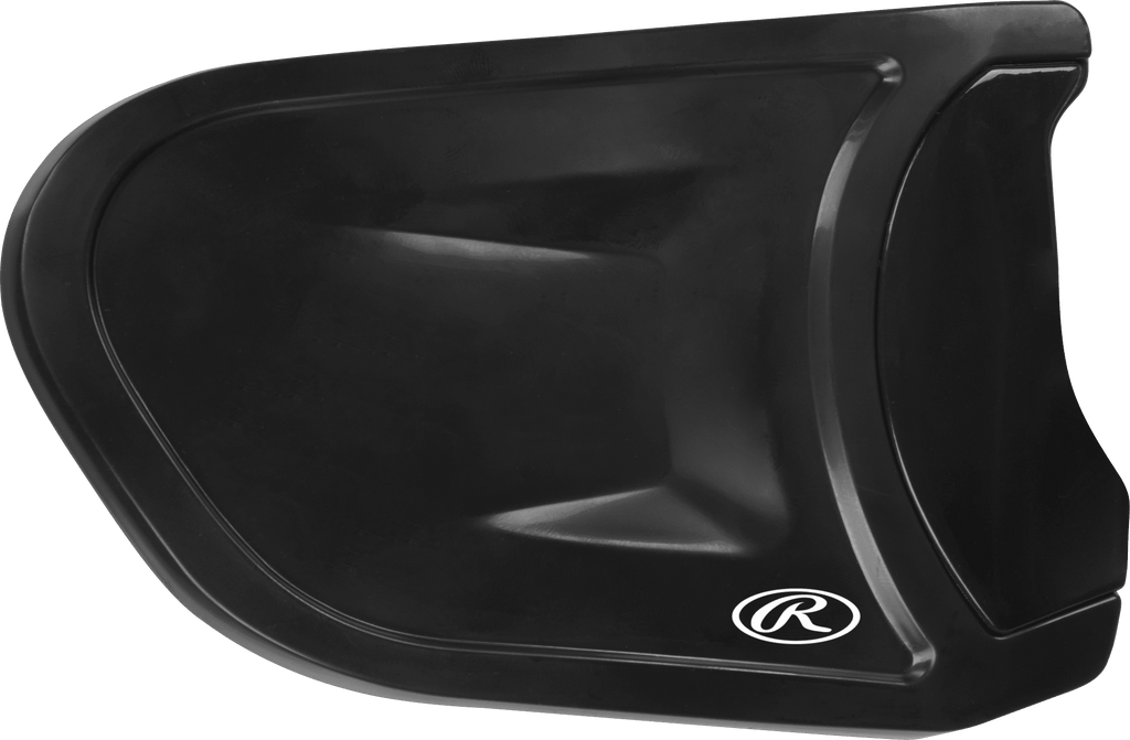 Rawlings Universal EXT Batting Helmet Extension Piece, Left Handed Batters, Black