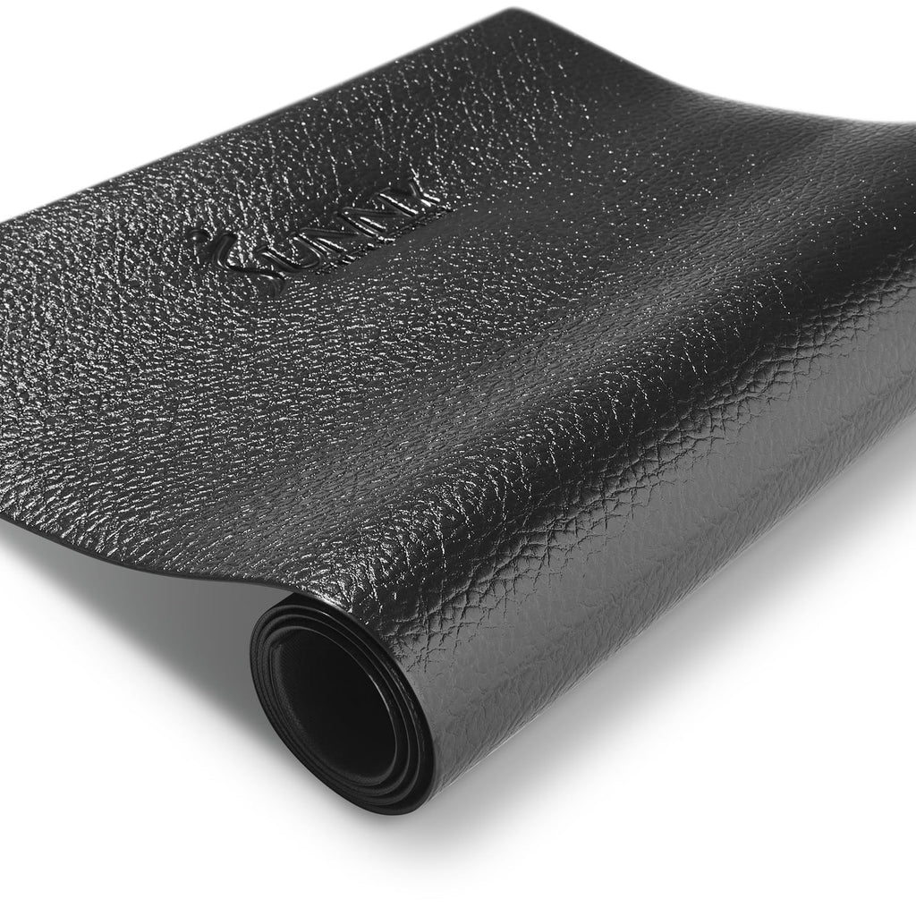 Sunny Health & Fitness Heavy Duty PVC Foam Equipment Mat w Free SunnyFit® App Membership- NO. 083 Small