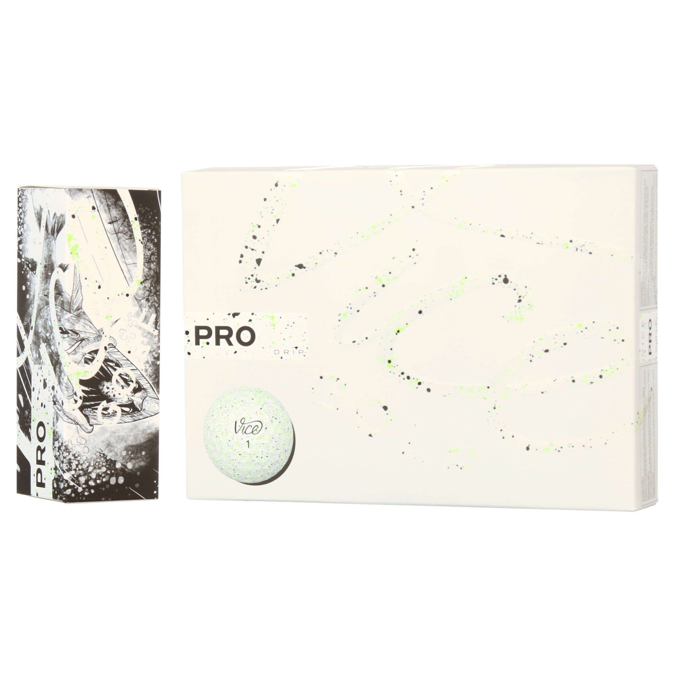 Vice Golf Pro Drip Golf Balls, Lime, 12 Pack