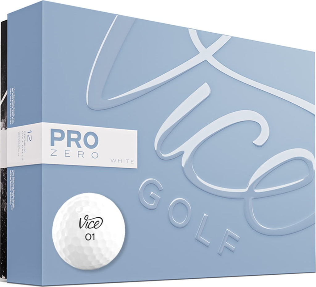 Vice Golf Pro Zero White 1 Dozen Balls
