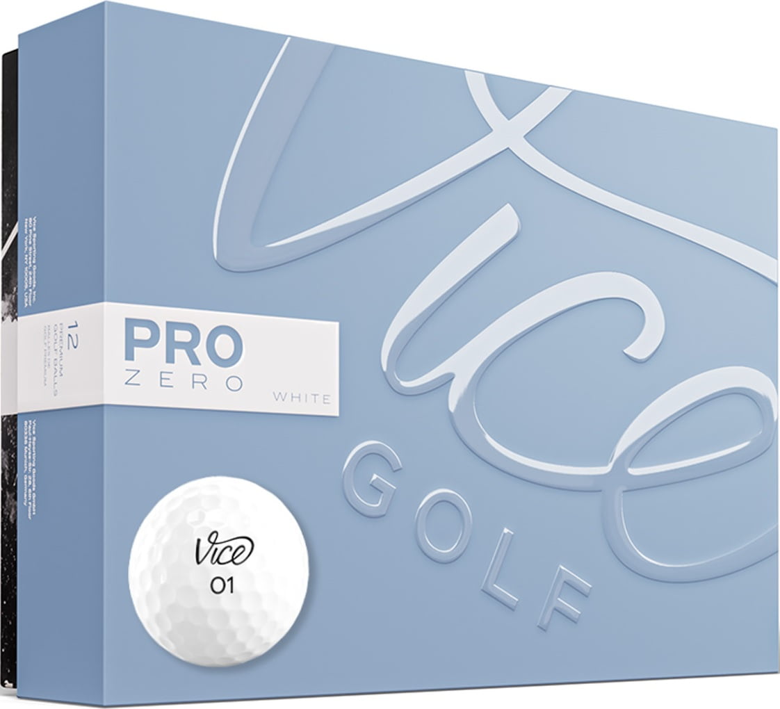 Vice Golf Pro Zero White 1 Dozen Balls