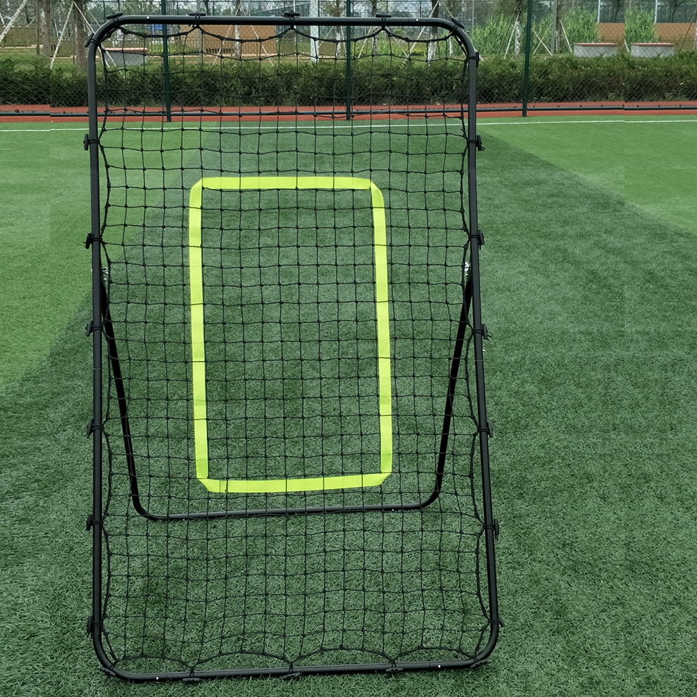 Zimtown Rebound Soccer / Baseball Goal Softball Net, Skill Training Equipment, for Throwing Pitching Return Practice, Play Baseball Game