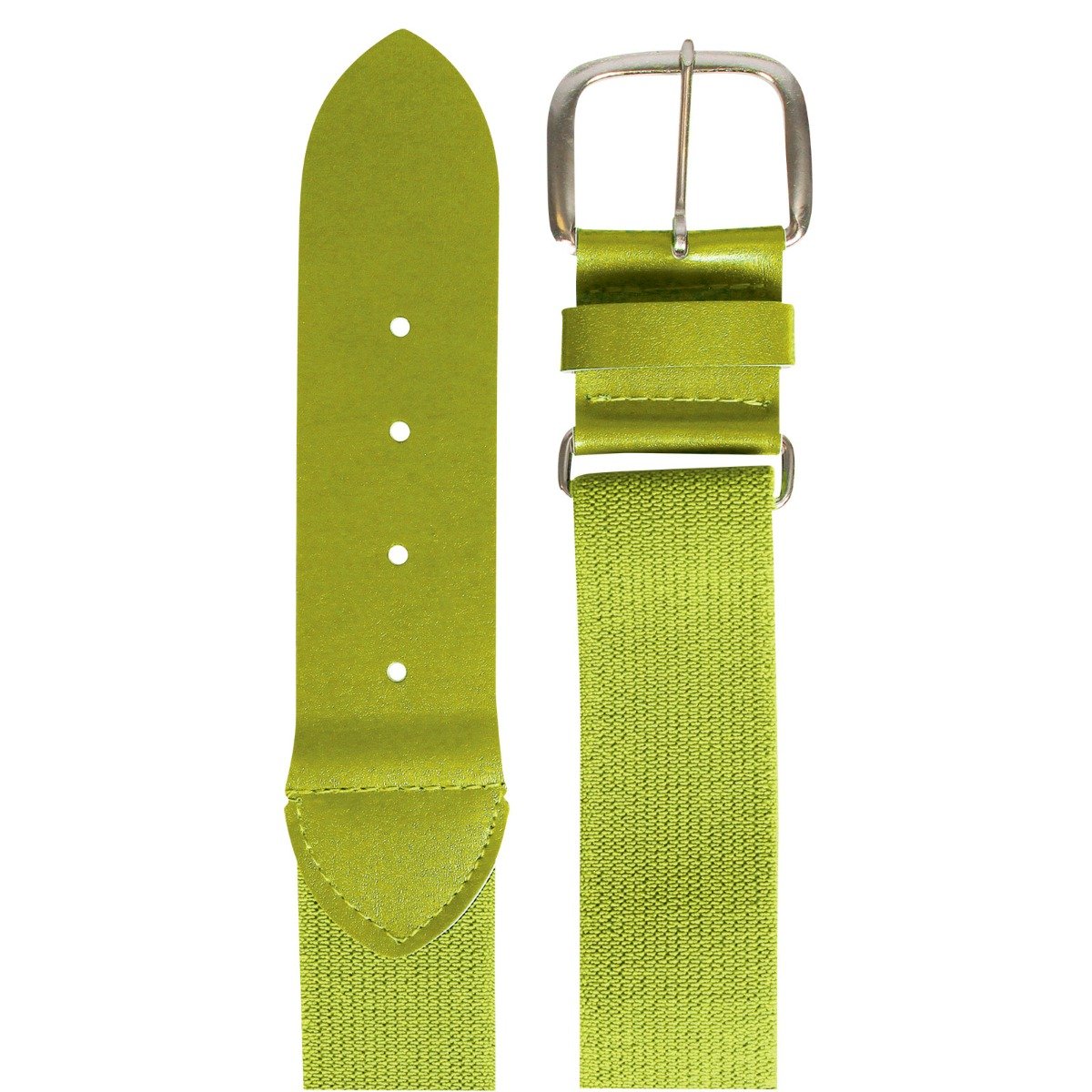 MVP Baseball Belt - NEONGREEN - YOUTH 1-1/4"