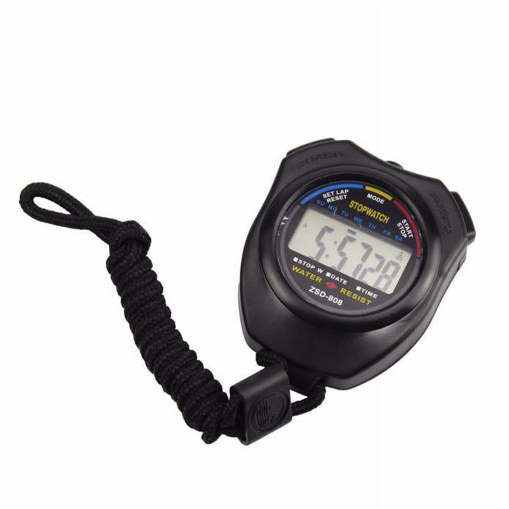 Kiplyki Waterproof Digital LCD Stopwatch Chronograph Timer Counter Sports Alarm