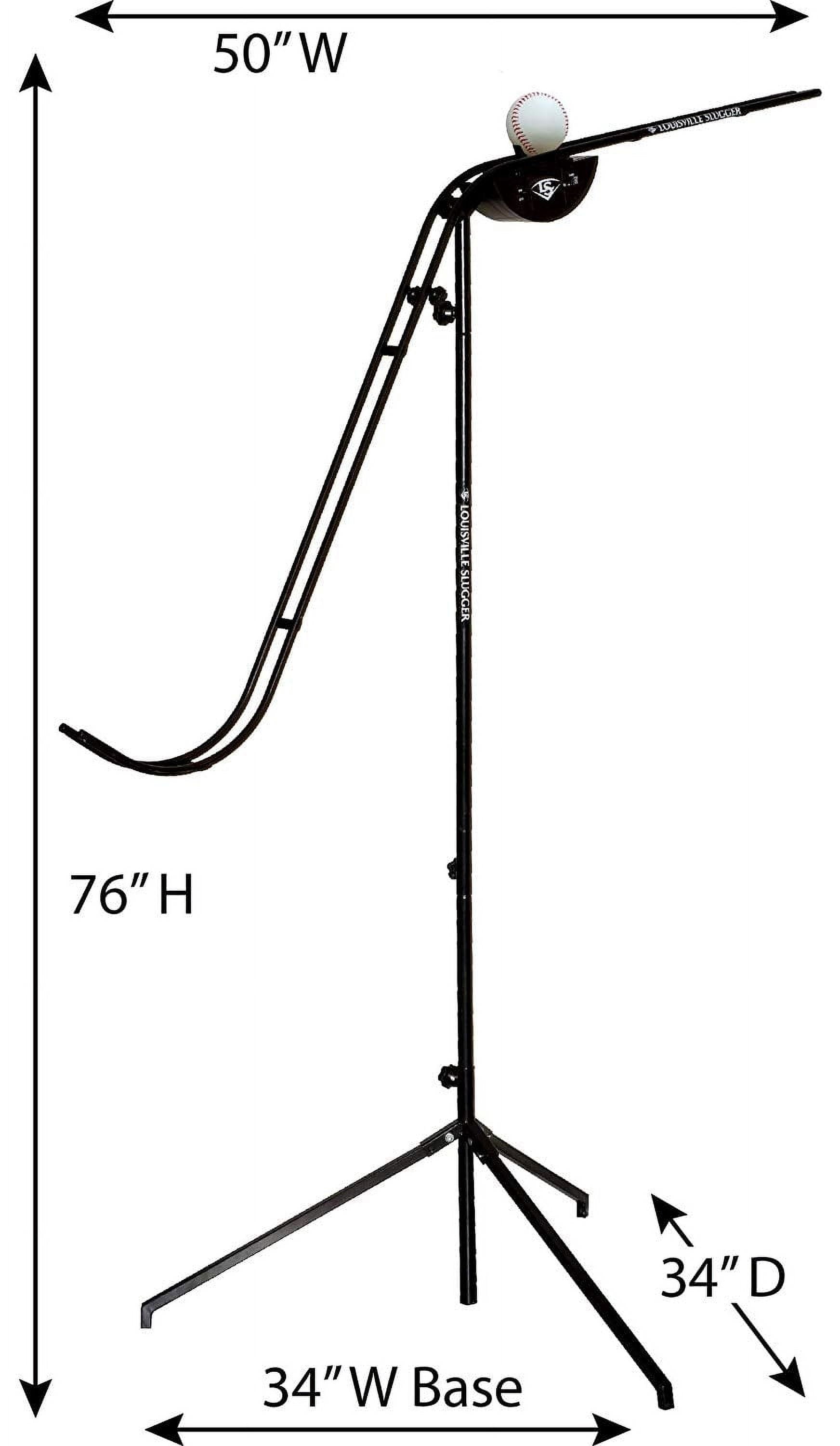 Louisville Slugger Soft Toss System – Portable Baseball & Softball Training Tool with Adjustable Toss Height, Ideal for Batting Practice