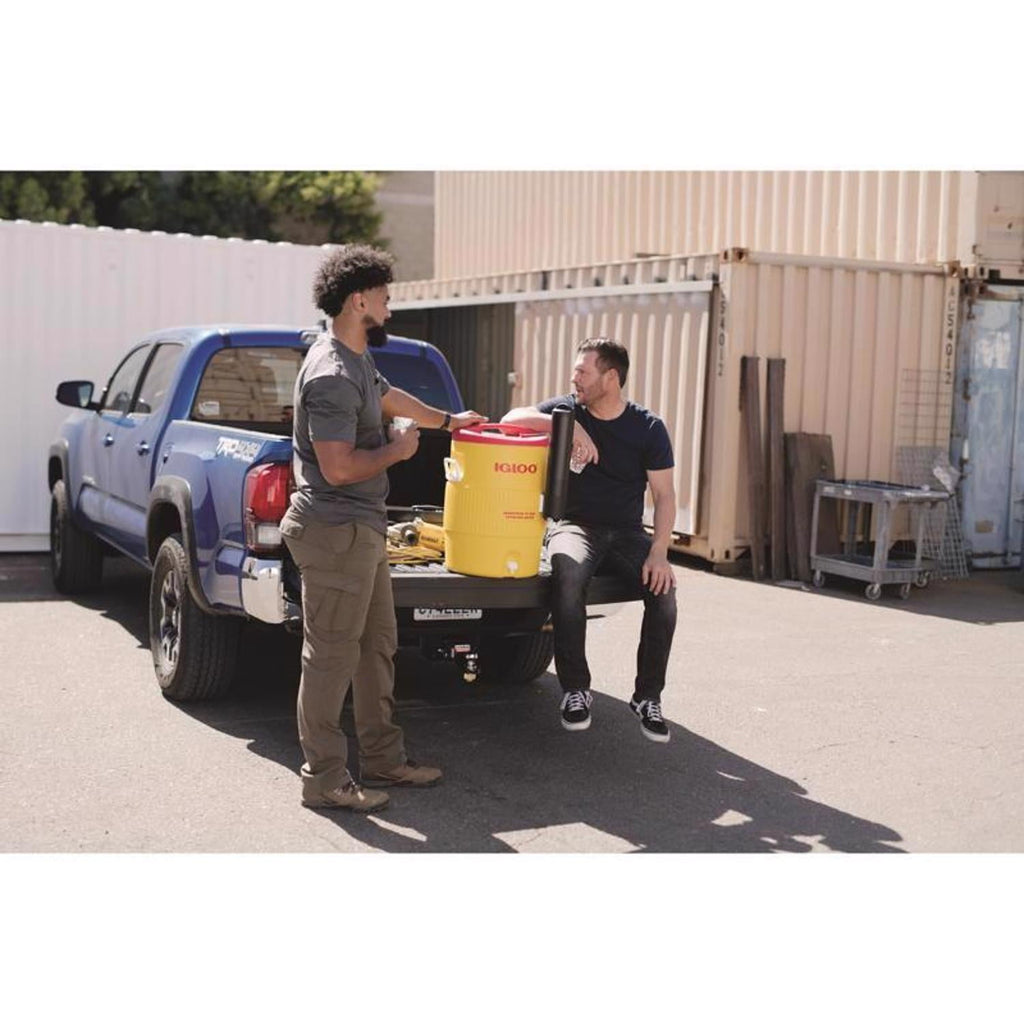 Igloo Industrial Red/Yellow 10 gal Water Cooler