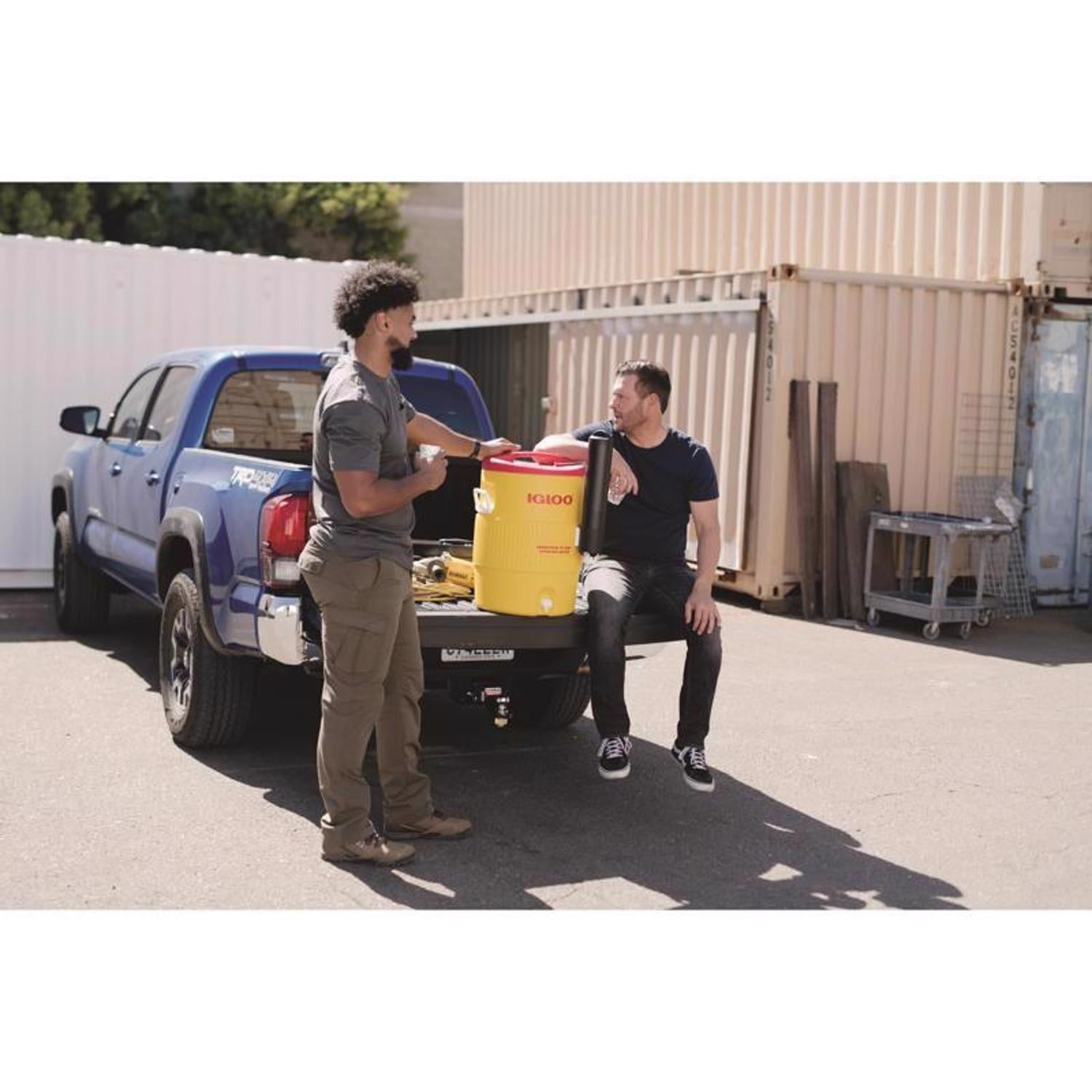 Igloo Industrial Red/Yellow 10 gal Water Cooler