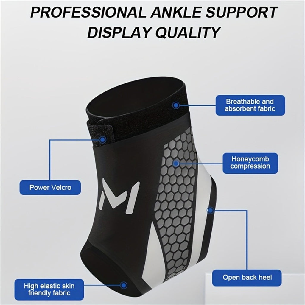 Lightweight Sports Ankle Brace! Compression Sprain & Breathable For Basketball & Fitness Purple - One Size