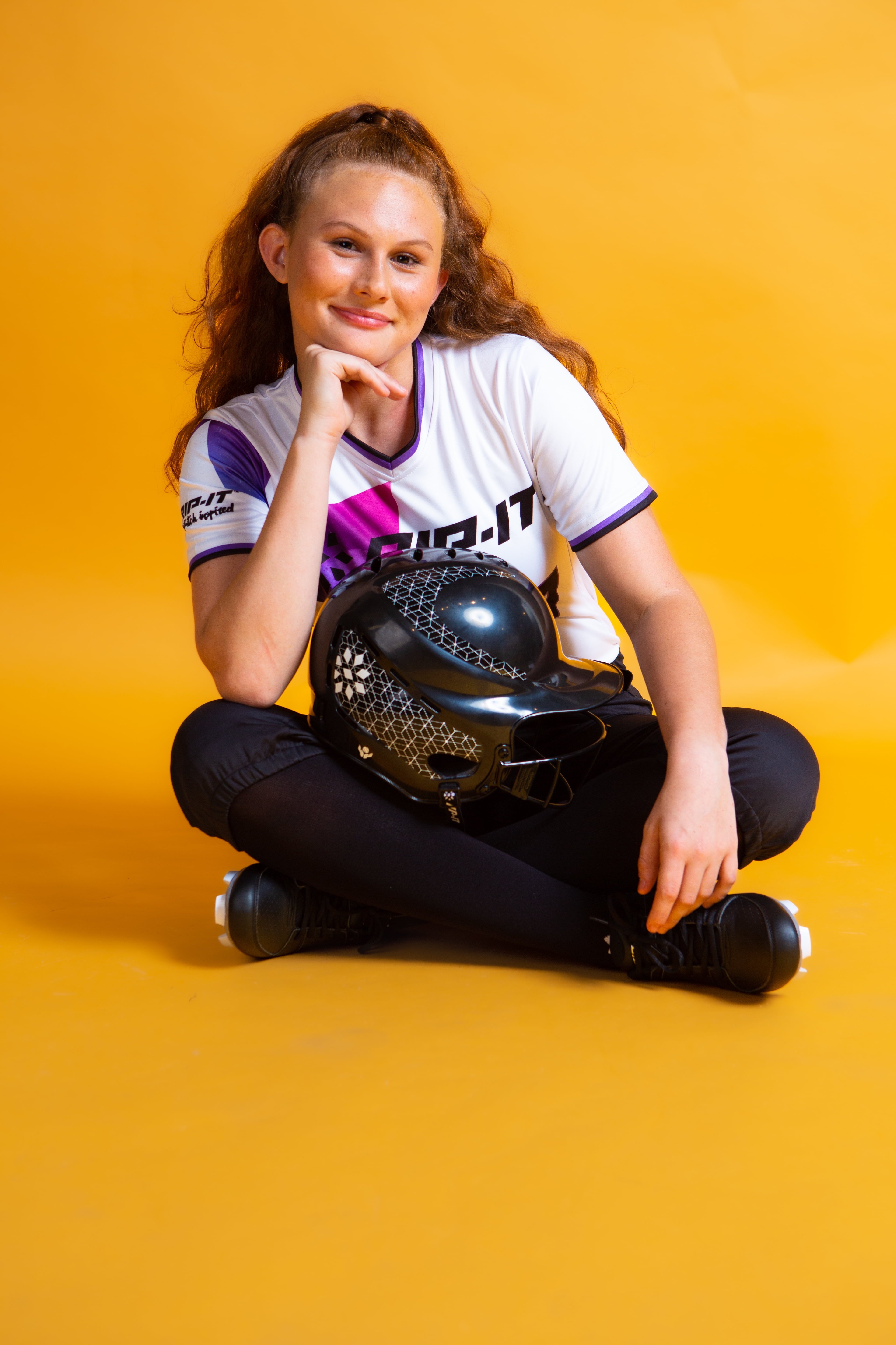 RIP-IT Vision Classic Softball Batting Helmet 2.0, Black, Small and Medium