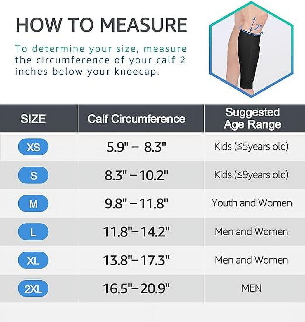 Soccer Shin Guards Shin Pads for Kids Youth Adult, Calf Compression Sleeve with Honeycomb Pads, Support for Shin Splint Baseball Boxing MTB, Lightweight ( 1Pair, Black, M)