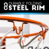 Franklin Sports Wall Mounted Mini Basketball Hoop Shatter Resistant Backboard Adjustable Height
