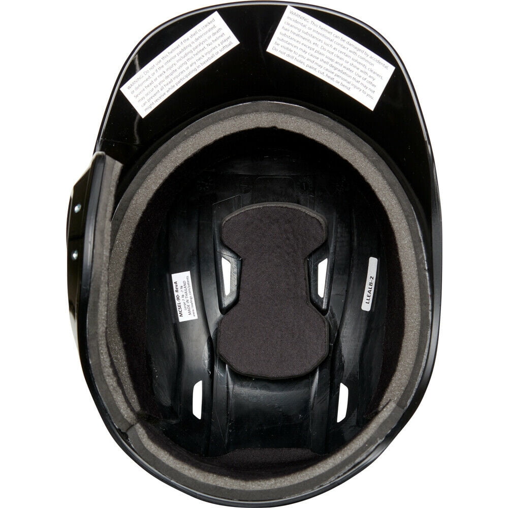 Rawlings MACH Single Flap Batting Helmet | Black | LRG