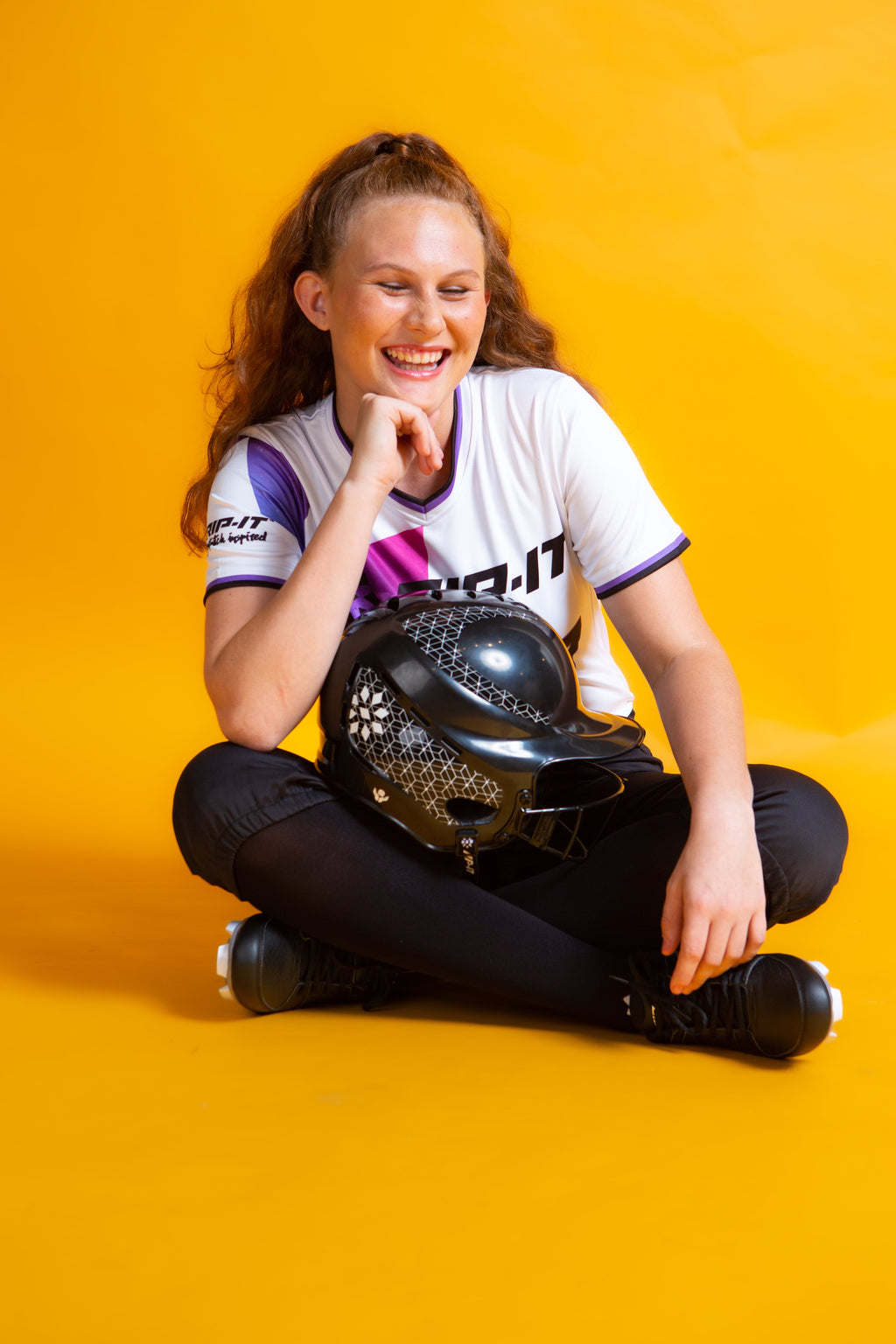 RIP-IT Vision Classic Softball Batting Helmet 2.0, Black, Small and Medium