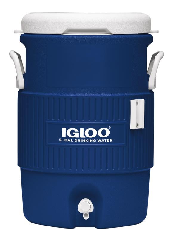 Igloo 5 Gallon Heavy Duty Beverage Cooler, Blue
