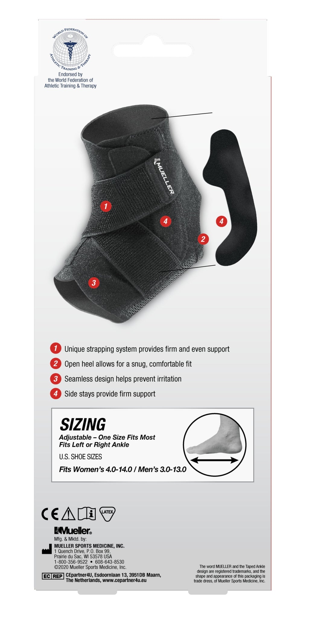 Mueller Adjustable Ankle Stabilizer