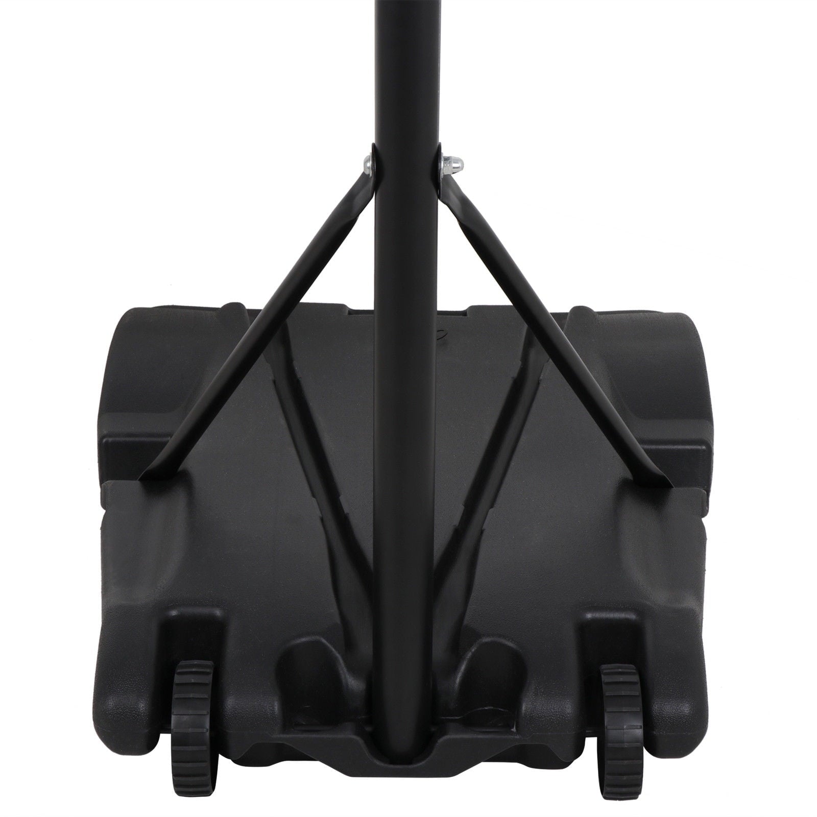 ZENY Portable Height Adjustable 4 -7 FT Basketball Hoop Basketball Stand W/ Wheels Black