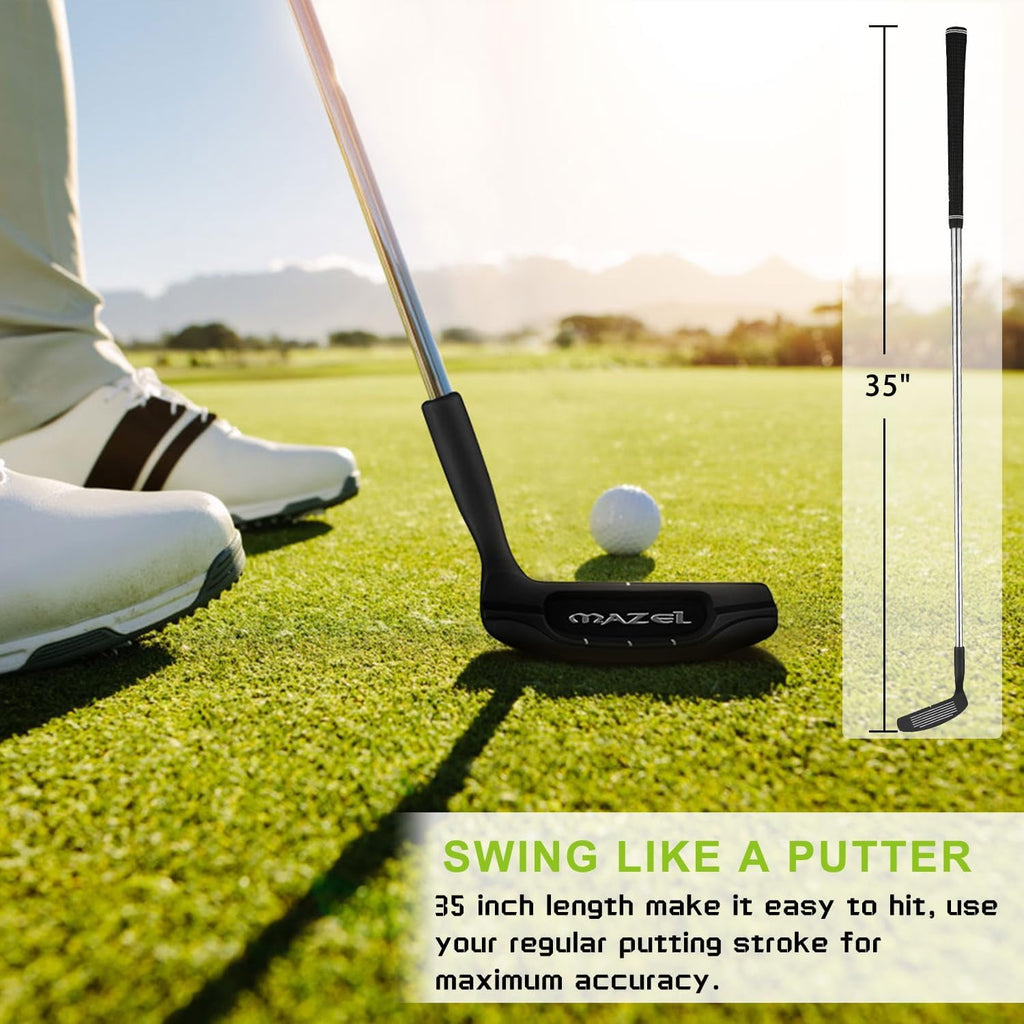 MAZEL Chipper Club Pitching Wedge for Men & Women,45 Degree - Save Stroke from Short Game,Right Hand