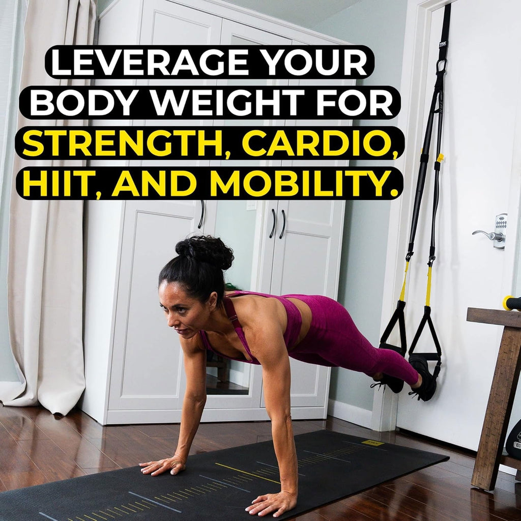 WQQQW Suspension Trainer System, Resistance Training Kit for Cross-Training, Weight Training, HIIT & Cardio