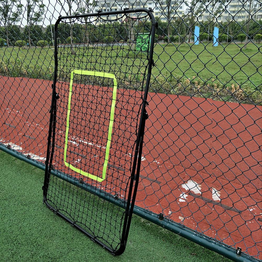 Zimtown Rebound Soccer / Baseball Goal Softball Net, Skill Training Equipment, for Throwing Pitching Return Practice, Play Baseball Game
