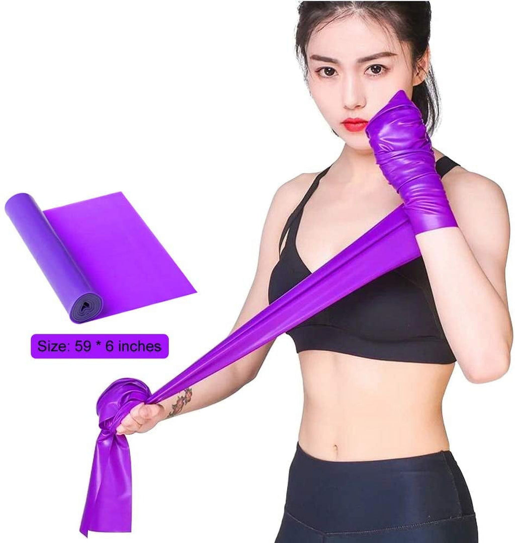Heldig Resistance Bands, Professional Latex Elastic Exercise Bands Long Stretch Bands for Physical Therapy, Recovery, Yoga, at-Home or The Gym Workouts, Fitness, Strength Training