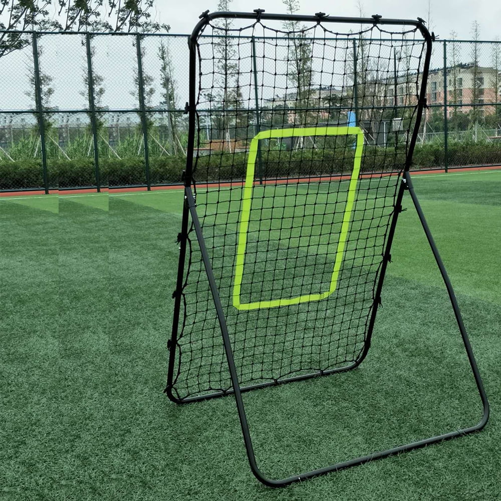 Zimtown Rebound Soccer / Baseball Goal Softball Net, Skill Training Equipment, for Throwing Pitching Return Practice, Play Baseball Game